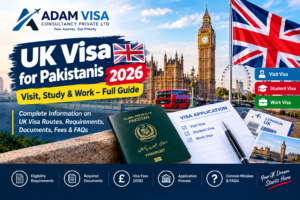UK Visa for Pakistanis 2026 – Visit, Study and Work Visa Guide