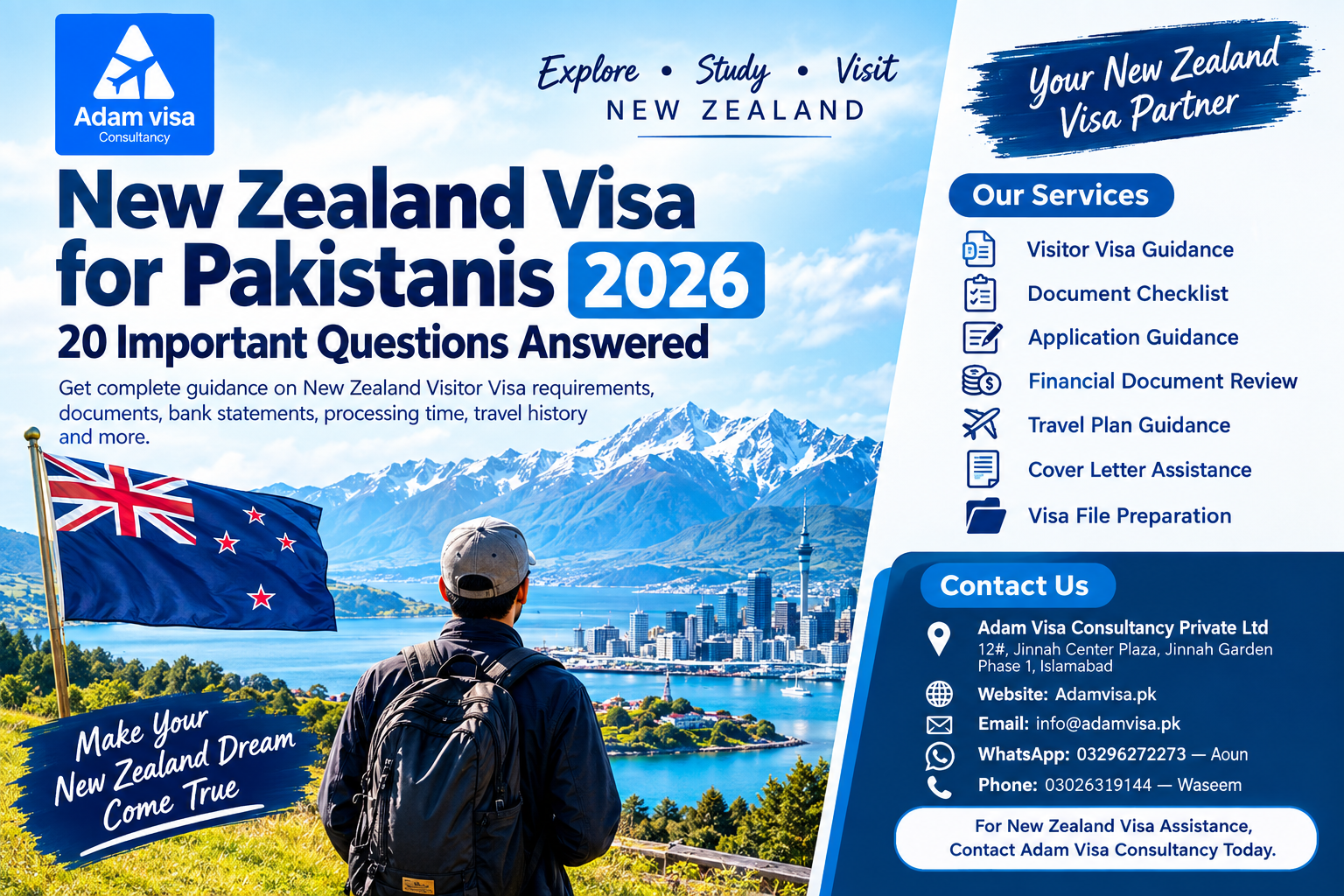 New Zealand Visa Q&A for Pakistani Applicants 2026