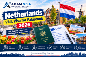 Netherlands Visit Visa for Pakistanis 2026 with Pakistani passport and Schengen visa requirements